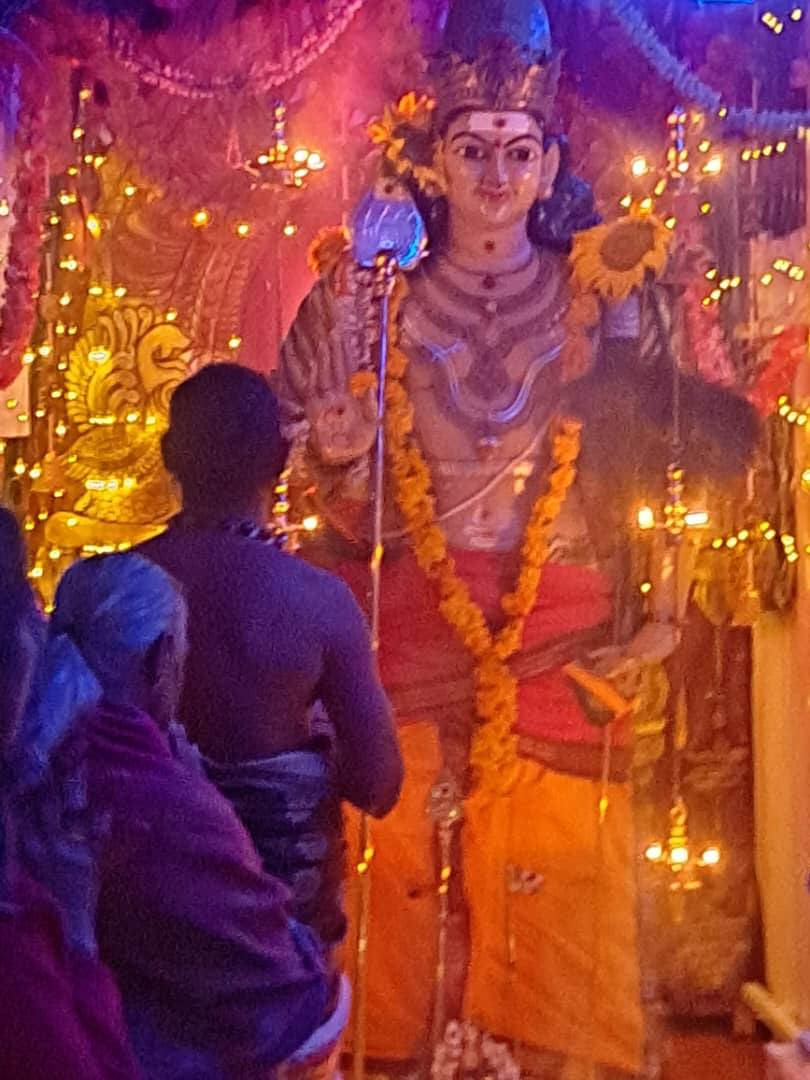 Kavadi bearer in devotion