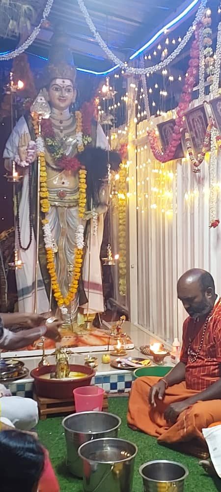 Bhajan during pooja
